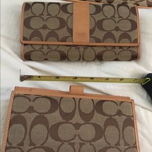 Authentic Coach Wallet & Checkbook